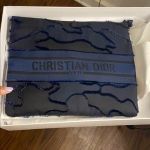 Christian Dior camouflage clutch